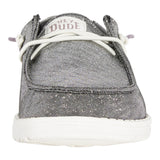 Hey Dude Women's Wendy Metallic Sparkle Charcoal