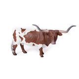 Texas Longhorn Steer in Red/White Figure Toy