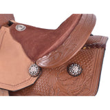 Shiloh 12" Youth Basket Floral Saddle