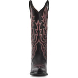 Corral Women's Black With Pink Embroidery Boots