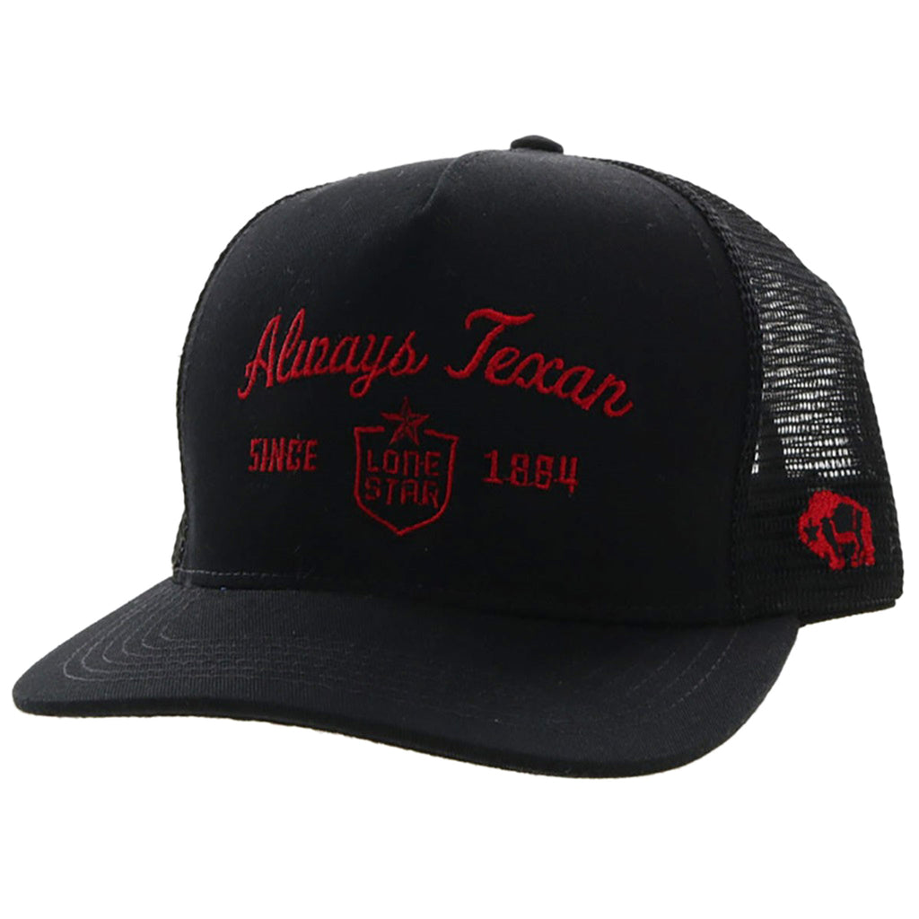 Hooey Lone Star Black Trucker Hat