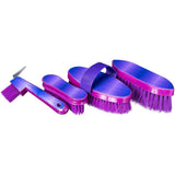 Purple Chevron Printed 4 Piece Brush Set from Tough 1