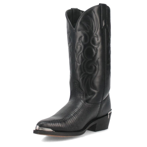 Dan Post Men's Black Lizard Western Boots