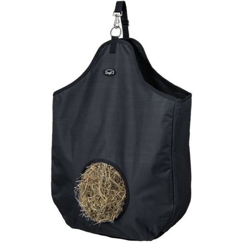 Nylon Hay Bag in Black by Tough 1