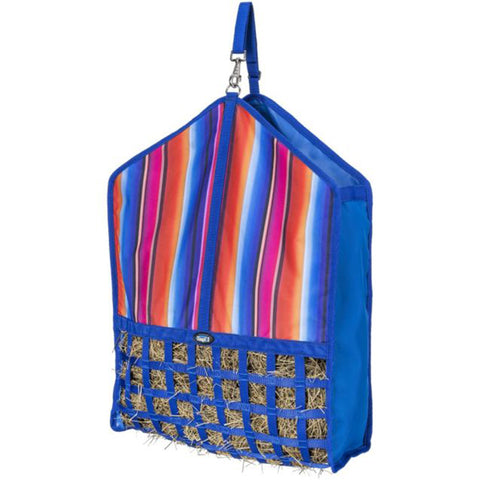 Web Slow Feeder Hay Bag in Blue Serape by Tough 1