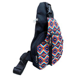 Showman Pink Aztec Crossbody Backpack