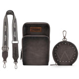 Wrangler Grey Crossbody Coin Purse