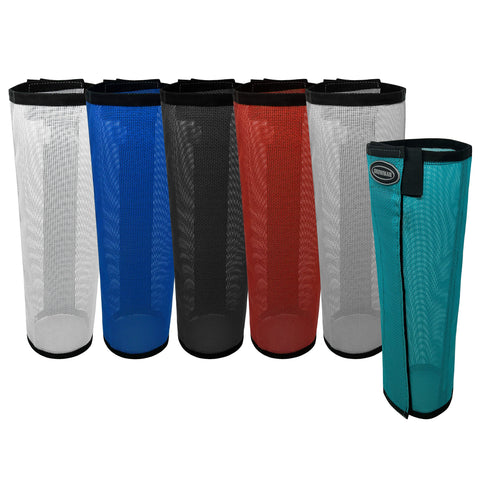 Set of Four Stand Up Mesh Fly Boots Assorted Colors