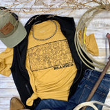 Texas True Threads Gold Branded Tee