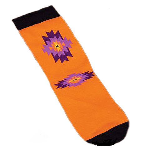 Austin Accent Women's Orange Southwest Socks