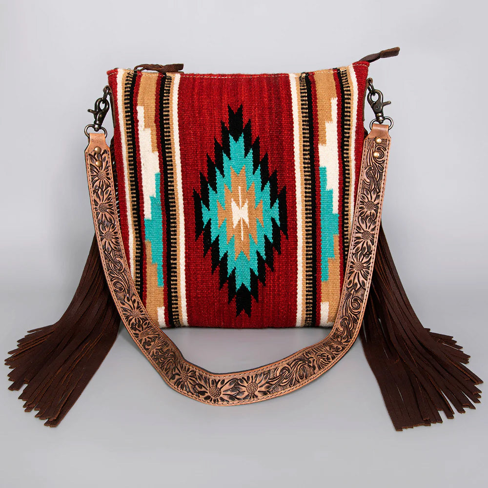 Saddle Blanket Bag Navajo Blanket Brown and Tan Saddle - Etsy | Bags, Saddle  blanket, Blanket purse