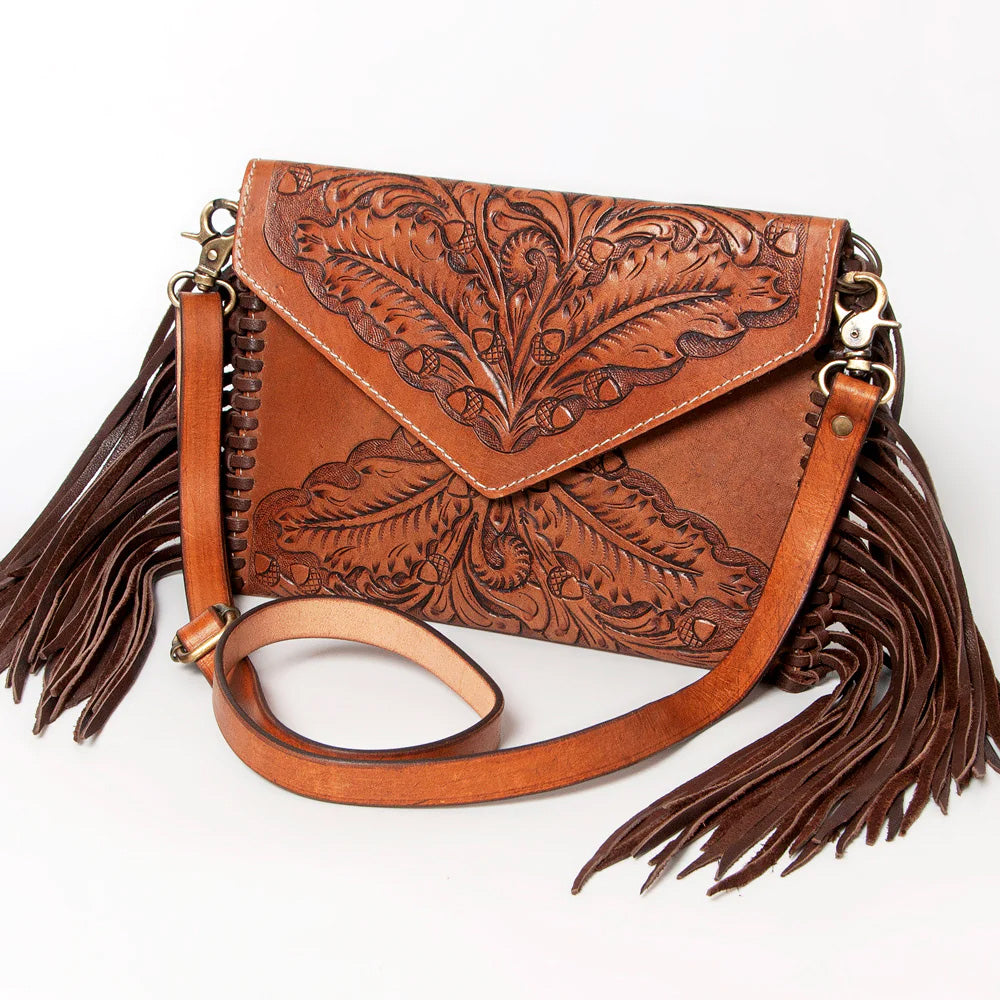 American Darling Conceal Carry Cross Body Bag Leather Fringe Purse Western  Handbags Custom Order, Orange, L: : Fashion
