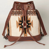 American Darling Tooled Saddle Blanket Backpack