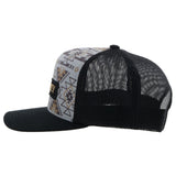 Hooey Lock Up Grey & Black Cap