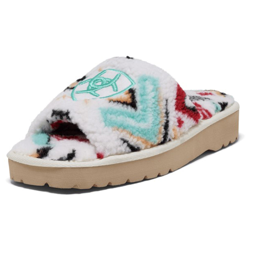 Women's Open Toe Southwest Print Slipper from Ariat