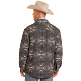 Rock & Roll Denim Men's Reversible Aztec Herringbone Jacket