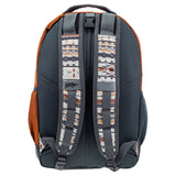 Comanche Blanket Cream, Rust & Grey Ox Aztec Backpack by Hooey