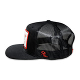 Rope Smart Black Rodeo Life Patch Cap