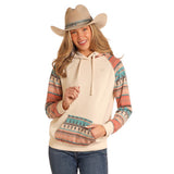 Rock & Roll Women's Aztec Sleeve Hoodie