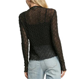 Umgee Women's Stretch Lace Long Sleeve