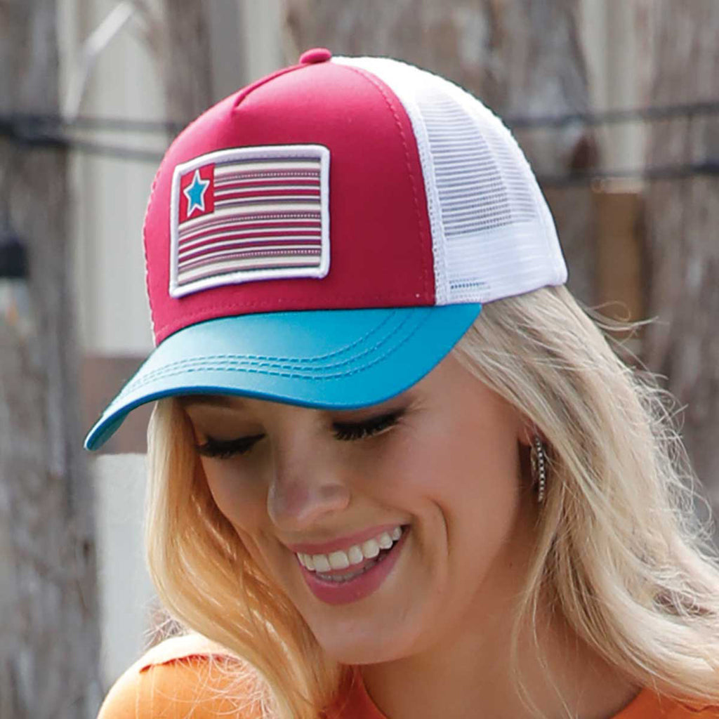 Cinch Women's Flag Patch Cap