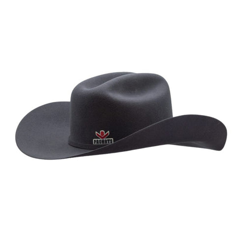 Pro hats charcoal felt cowboy hat