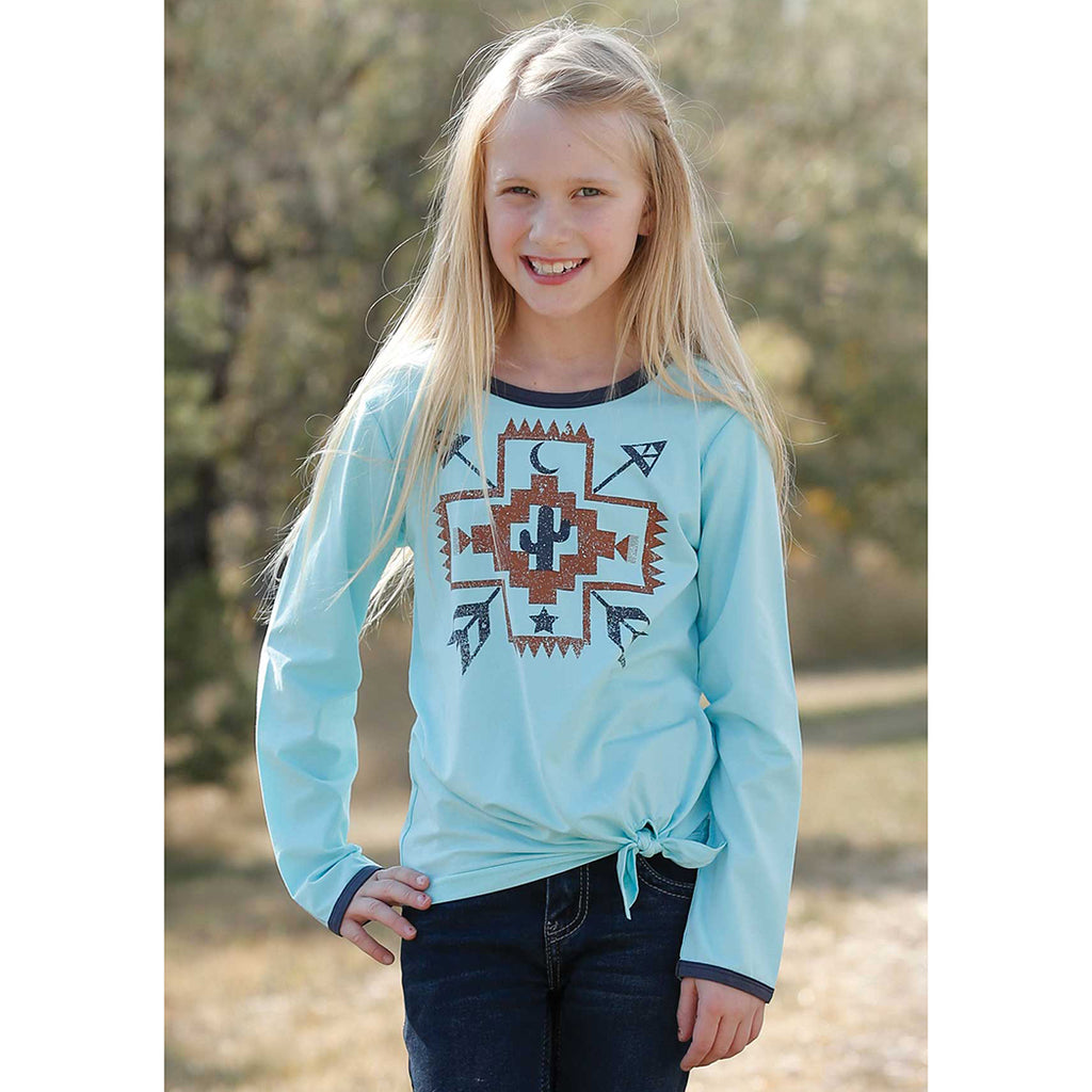 Girl's Cruel Girl Cactus Cross Long Sleeve