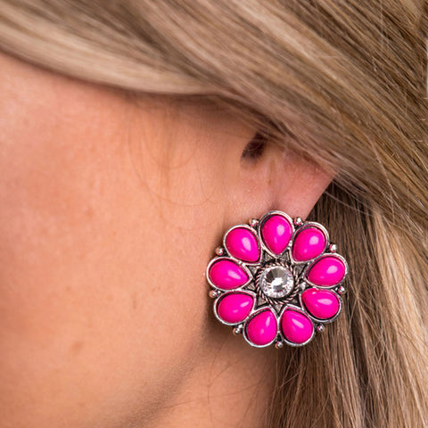 West & Co The Winfield Earring in Crystal Pink