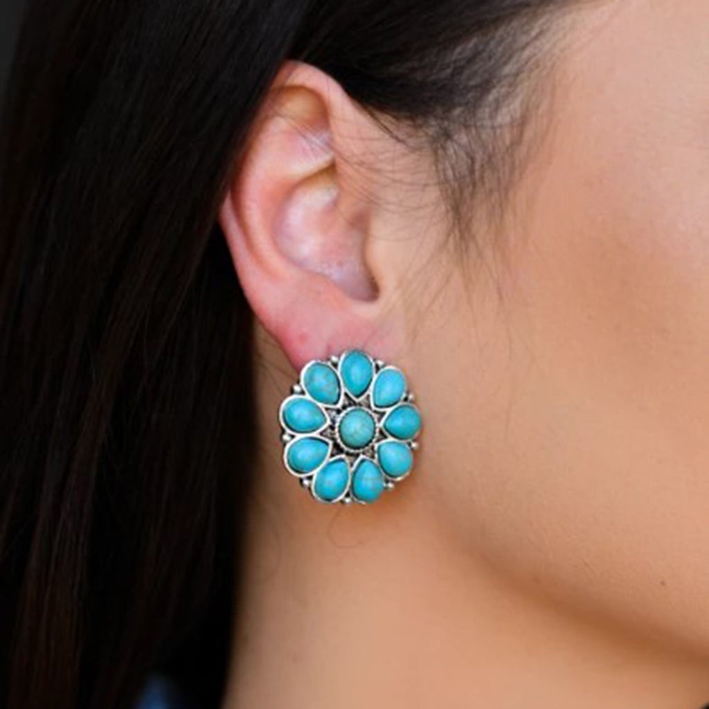 West & Co The Winfield Earring in Turquoise