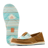 Ariat Women's Tan and Turquoise Aztec Cruiser