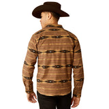 Ariat Men's Hobart Brown Southwest Long Sleeve