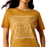 Ariat Harvest Gold Longhorn Tee