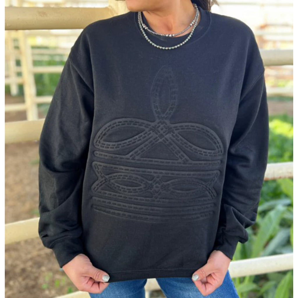 Sterling Kreek Gone Country Pullover in black