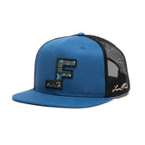 Lane Frost Aztec accented Brand Turquoise Snapback.