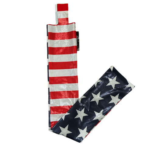 Shiny American Flag Tail Bag