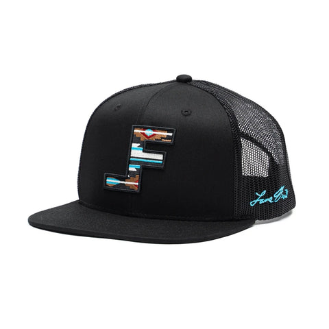 Black Mesh Back Lane Frost Brand Aztec Snapback.