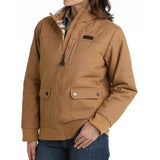 Women's Canvas Bomber Jacket by Cinch