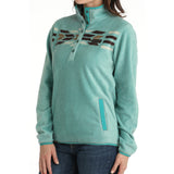 Cinch Women's Turquoise Polar Fleece