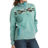 Cinch Women's Turquoise Polar Fleece