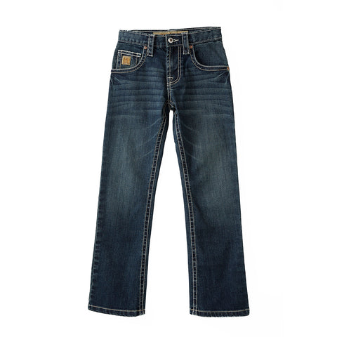 Cinch Boy's Slim Dark Stone Wash Jeans