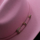 Pro Hats Stockyard Pink Pre-Creased