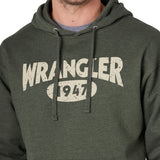 Wrangler Men's Olive Logo Hoodie