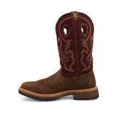 Twisted X Men's 12" Horseman Brown & Burgandy Boots