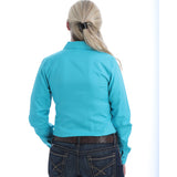 Cinch Women's Turquoise Long Sleeve