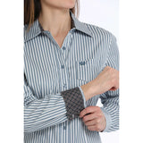 Cinch Women's Pin Striped Button Down