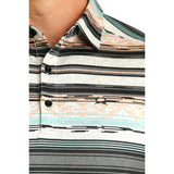 Men's Multi-Color Aztec ArenaFlex Short Sleeve Polo by Cinch