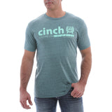 Cinch Men's Heather and Turquoise T-Shirt