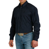 Men's Navy Button Down Long Sleeve by Cinch