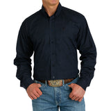 Men's Navy Button Down Long Sleeve by Cinch