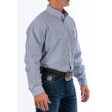 Cinch Men's Royal & White Stripe Shirt